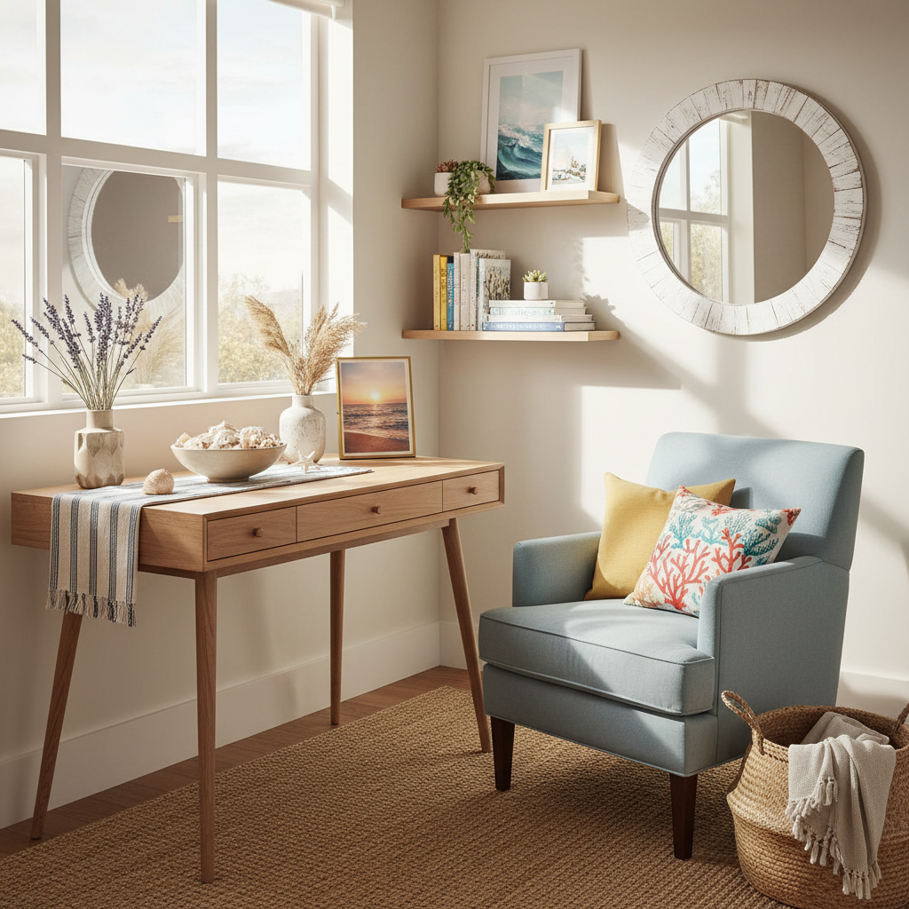 Scandinavian Summer Home Office