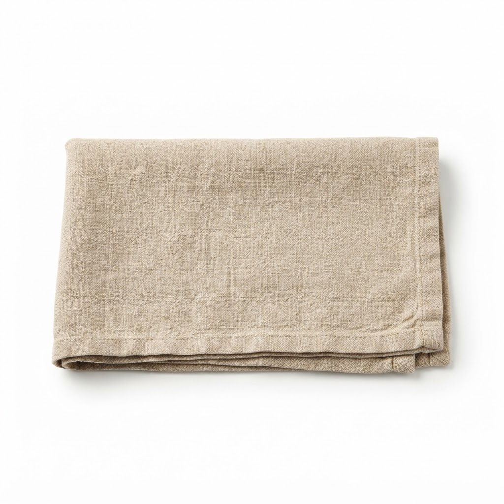 Linen Beige Kitchen Towel