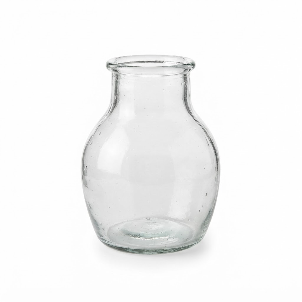 Clear Glass Vase for Florals