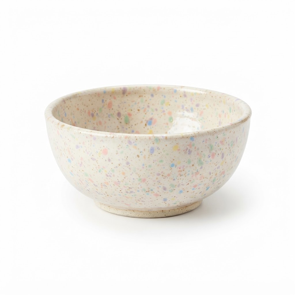 Pastel Speckled Ceramic Bowls