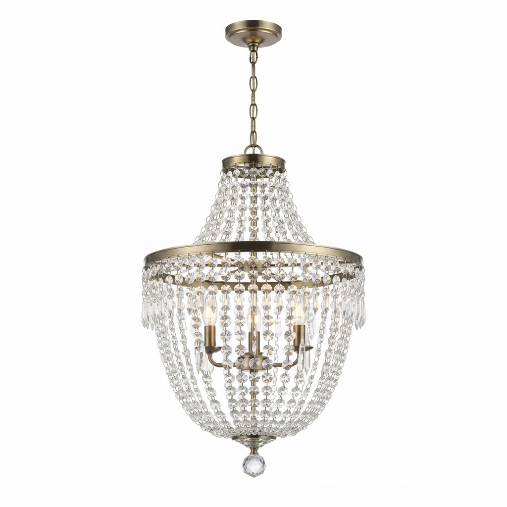 Crystal Beaded Chandelier