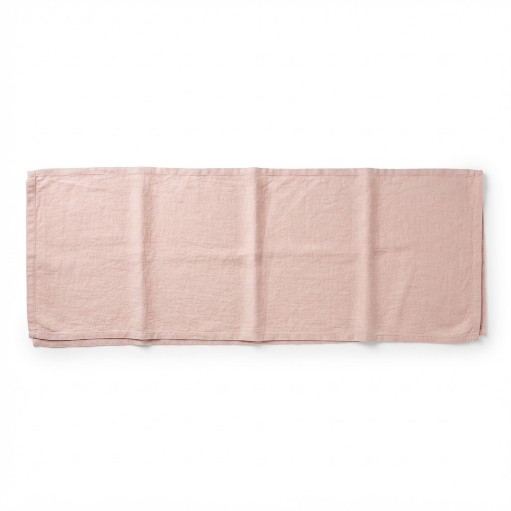 Blush Linen Table Runner