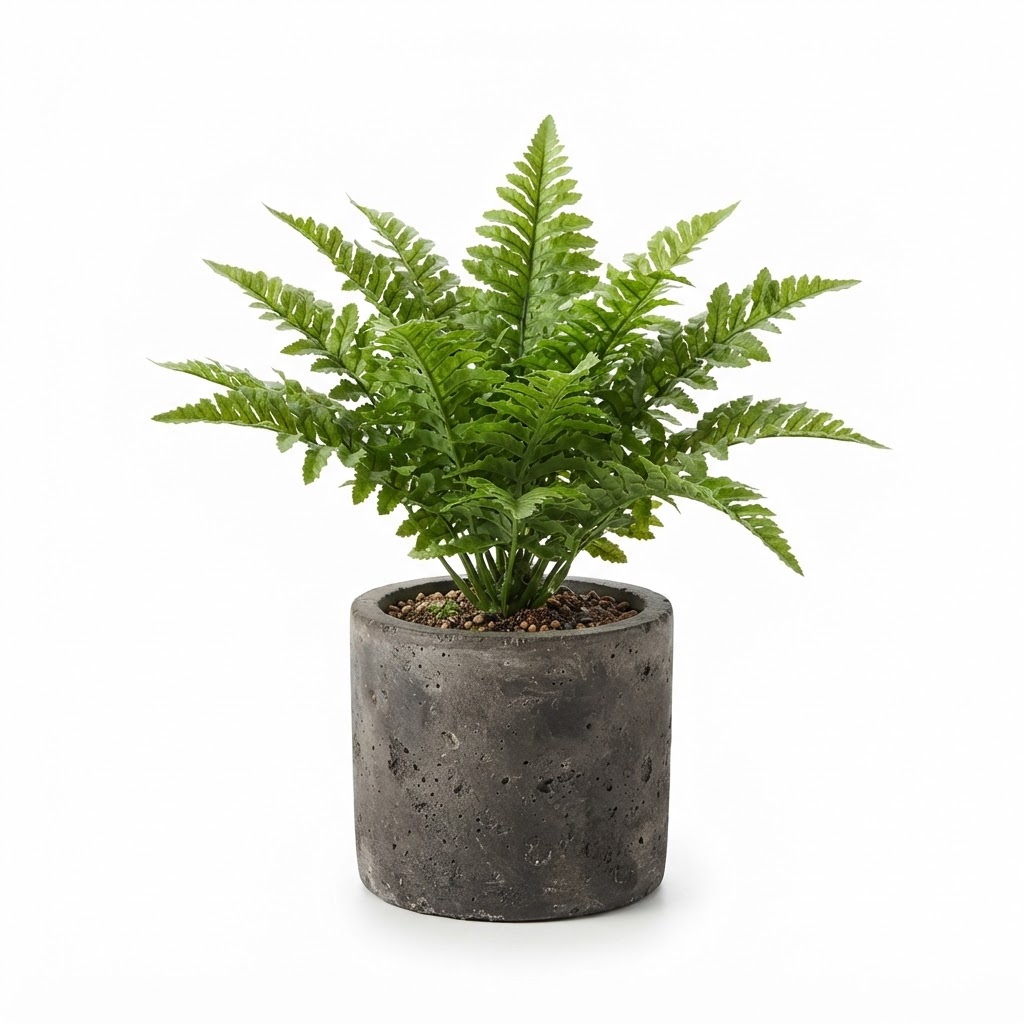 Potted Faux Fern Greenery