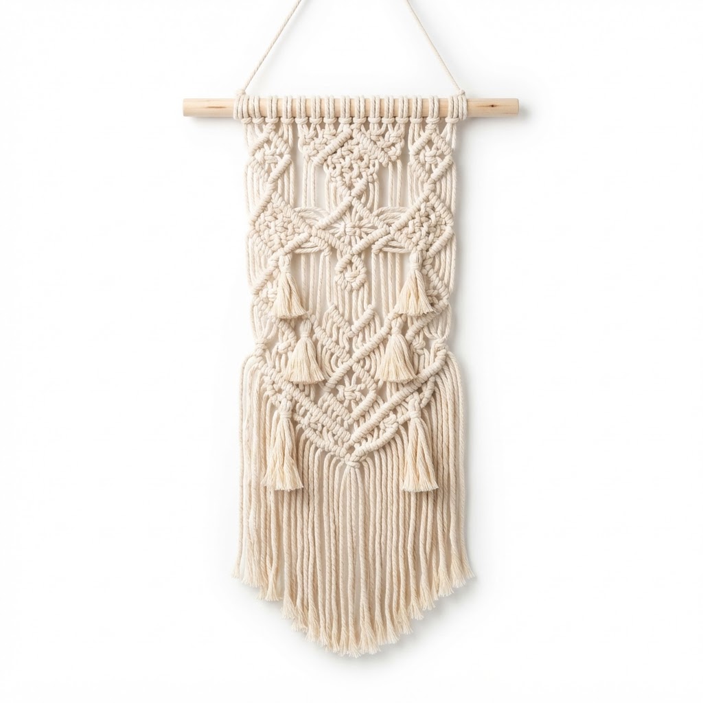 Woven Macrame Wall Hanging