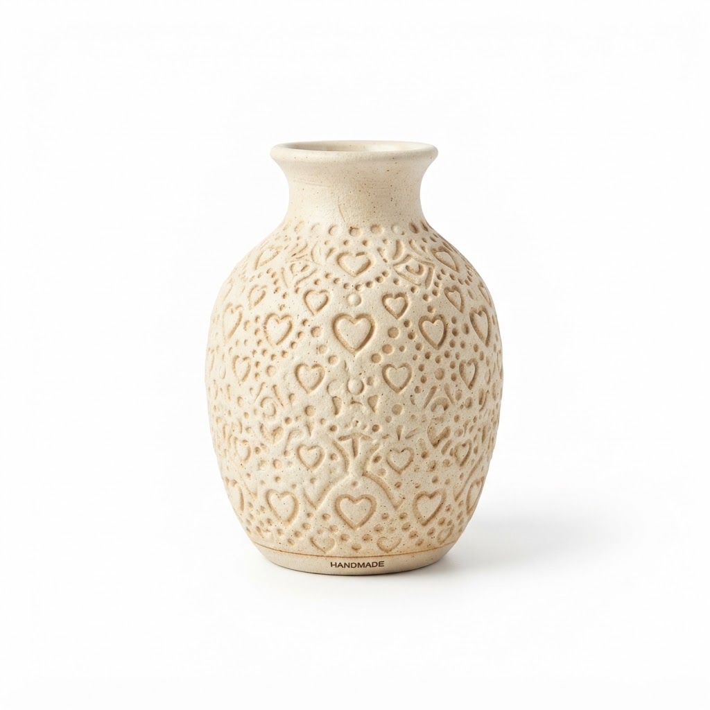 Textured Ceramic Vase