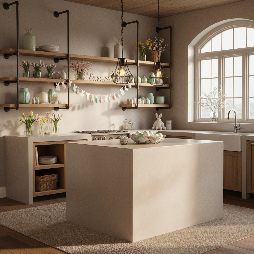 Industrial Easter Kitchen