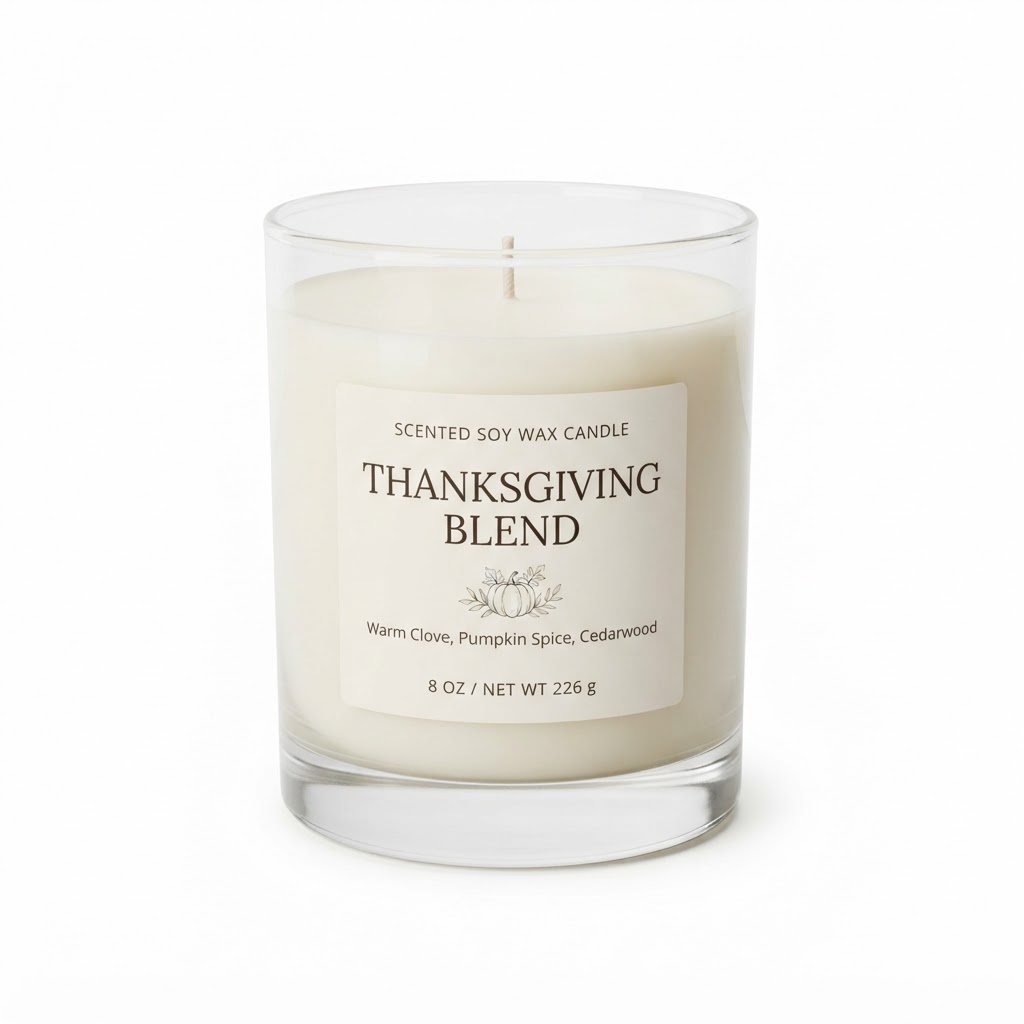 Scented Soy Wax Candle