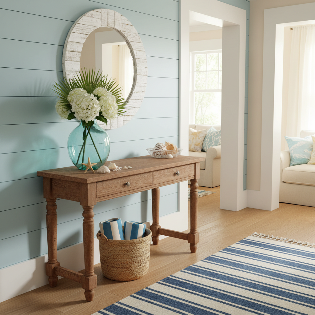 Traditional Summer Entryway