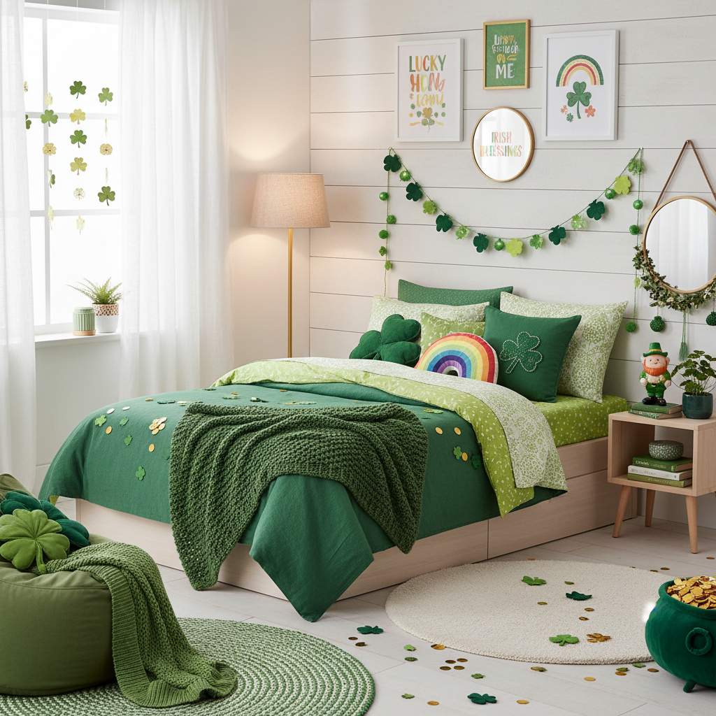 Nordic St. Patrick's Day Child Bedroom (Girl)