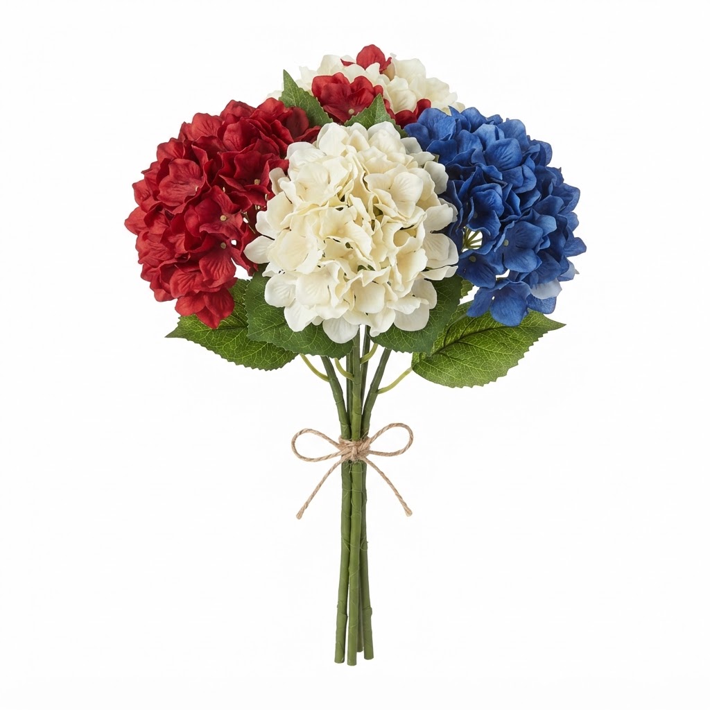 Artificial Hydrangea Floral Bundle