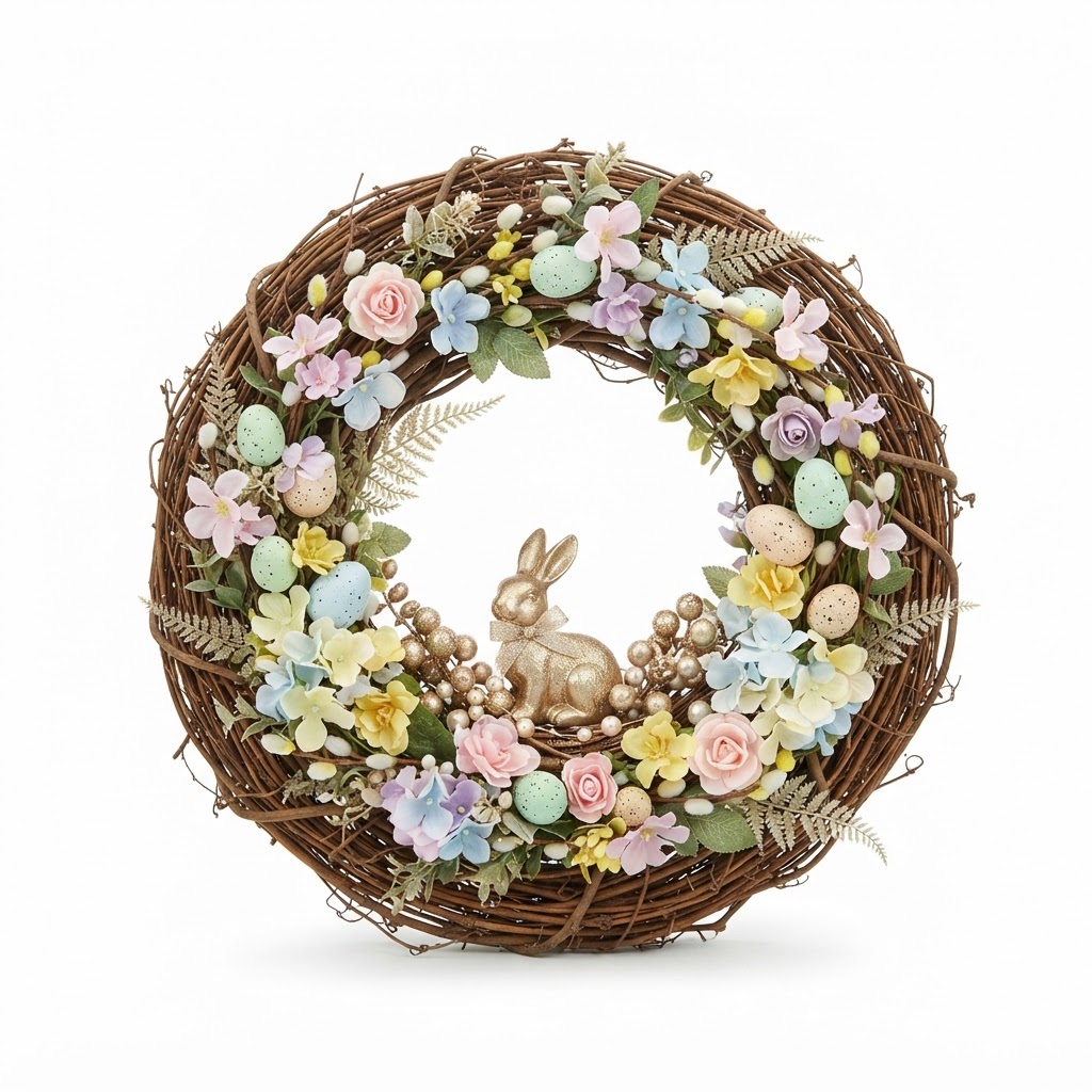 Natural Vine Wreath Centerpiece