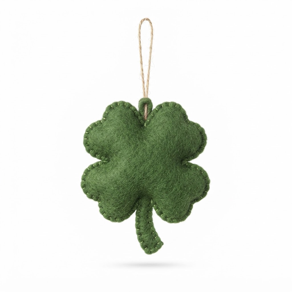 Felt Clover Wall Ornaments