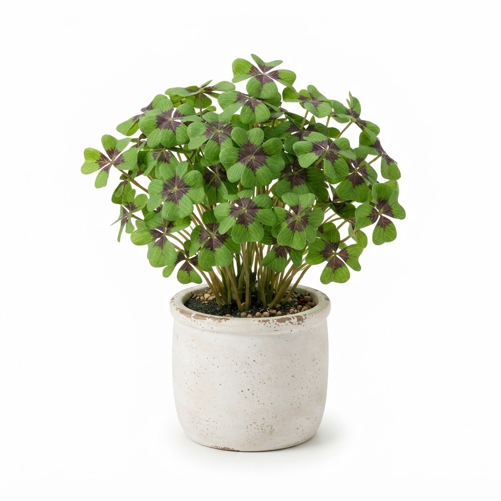 Potted Faux Shamrock Plant