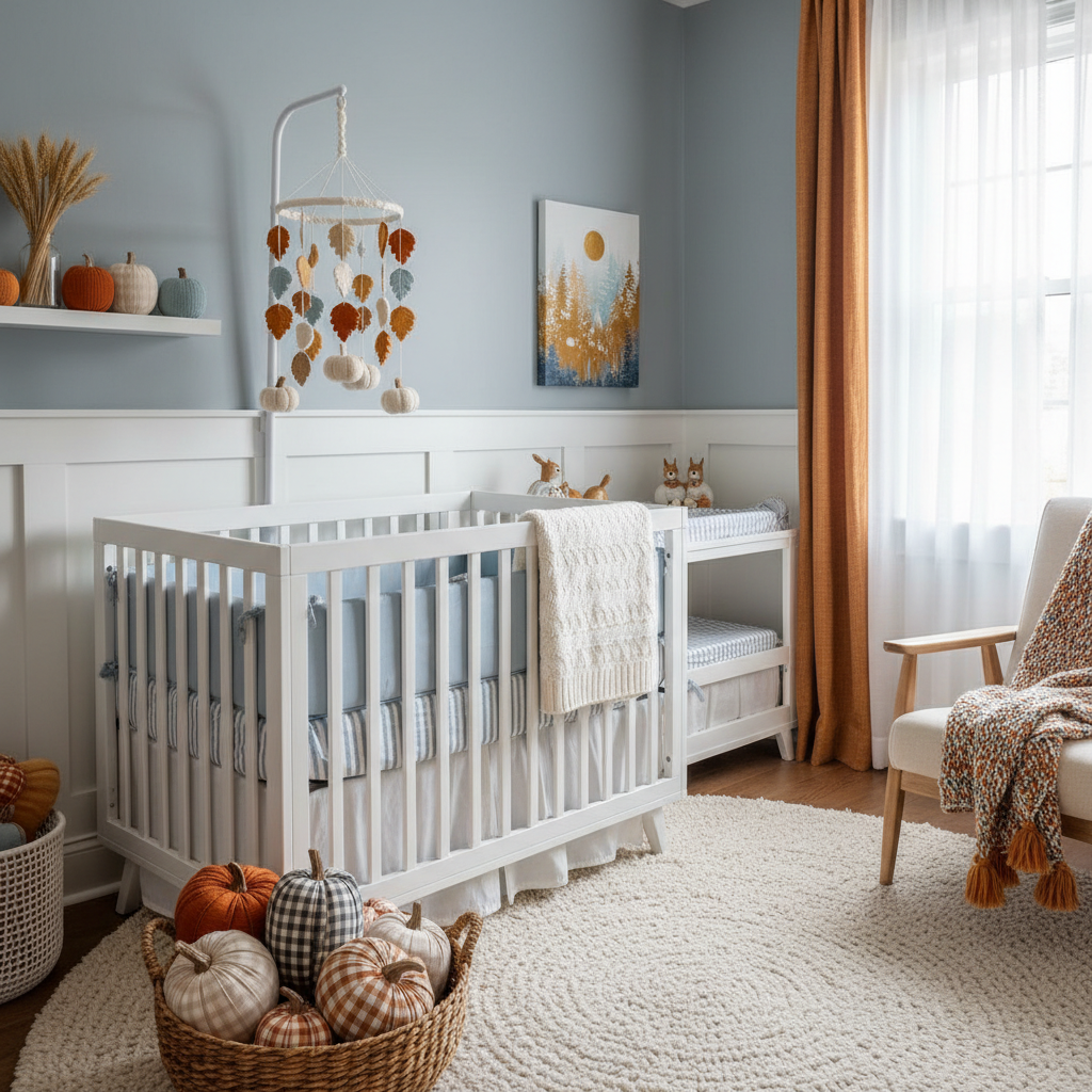 Nordic Fall Baby Boy Nursery