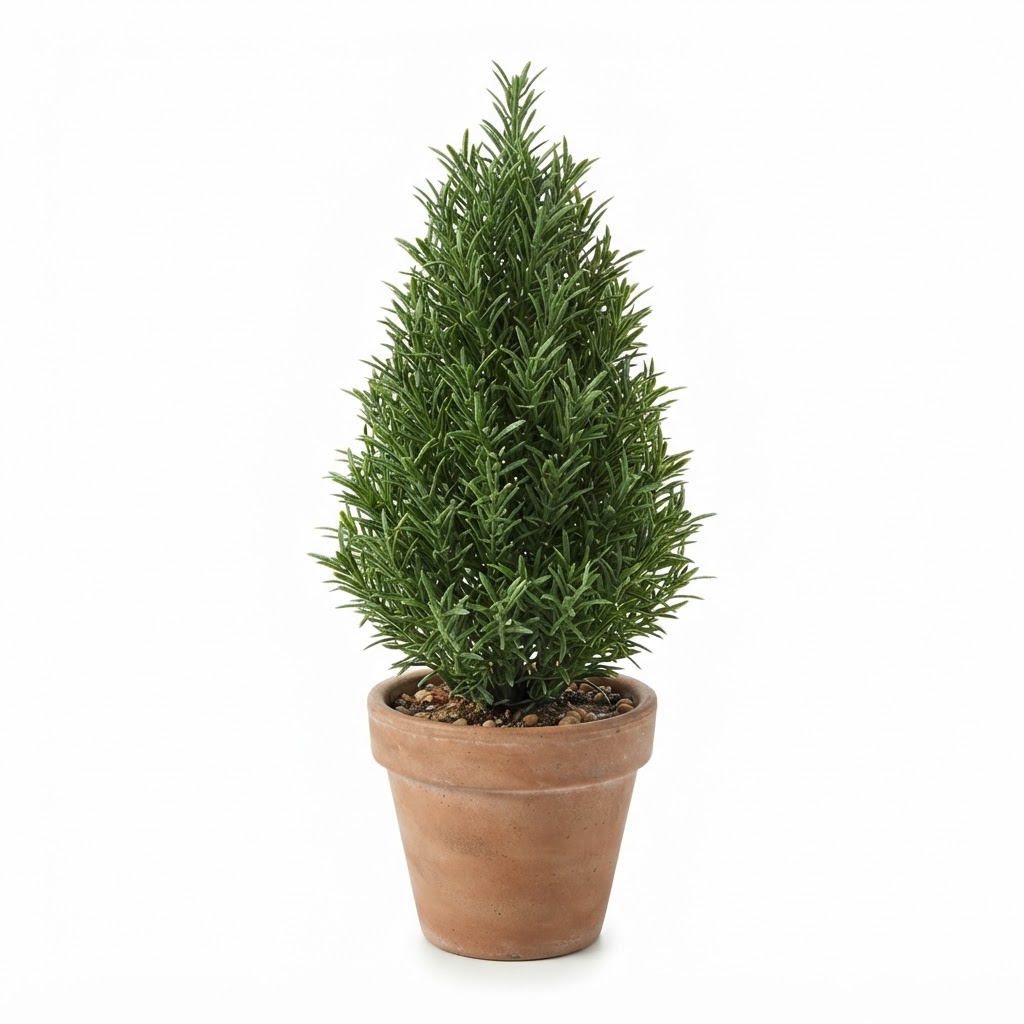 Faux Rosemary Potted Plant