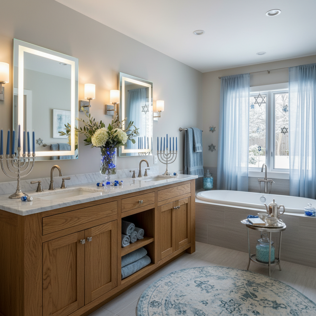 Hanukkah Master Bathroom