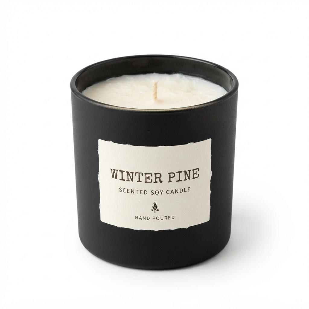 Winter Pine Scented Soy Candle