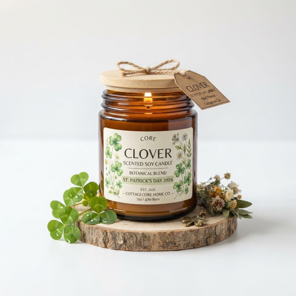 core Clover Scented Soy Candle