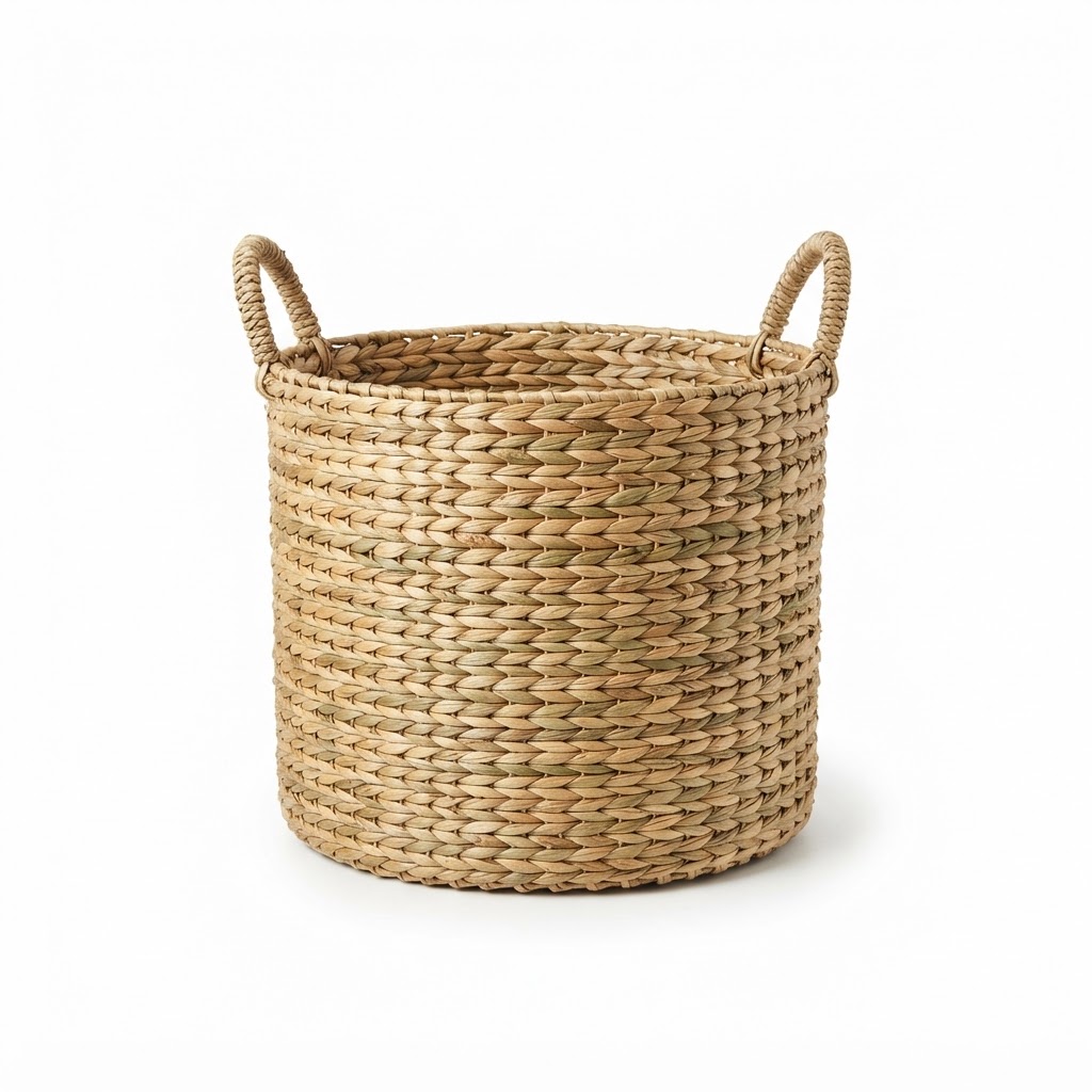 Natural Woven Seagrass Storage Basket