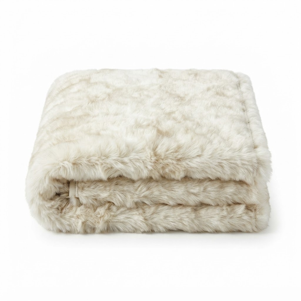 Faux Fur Throw Blanket