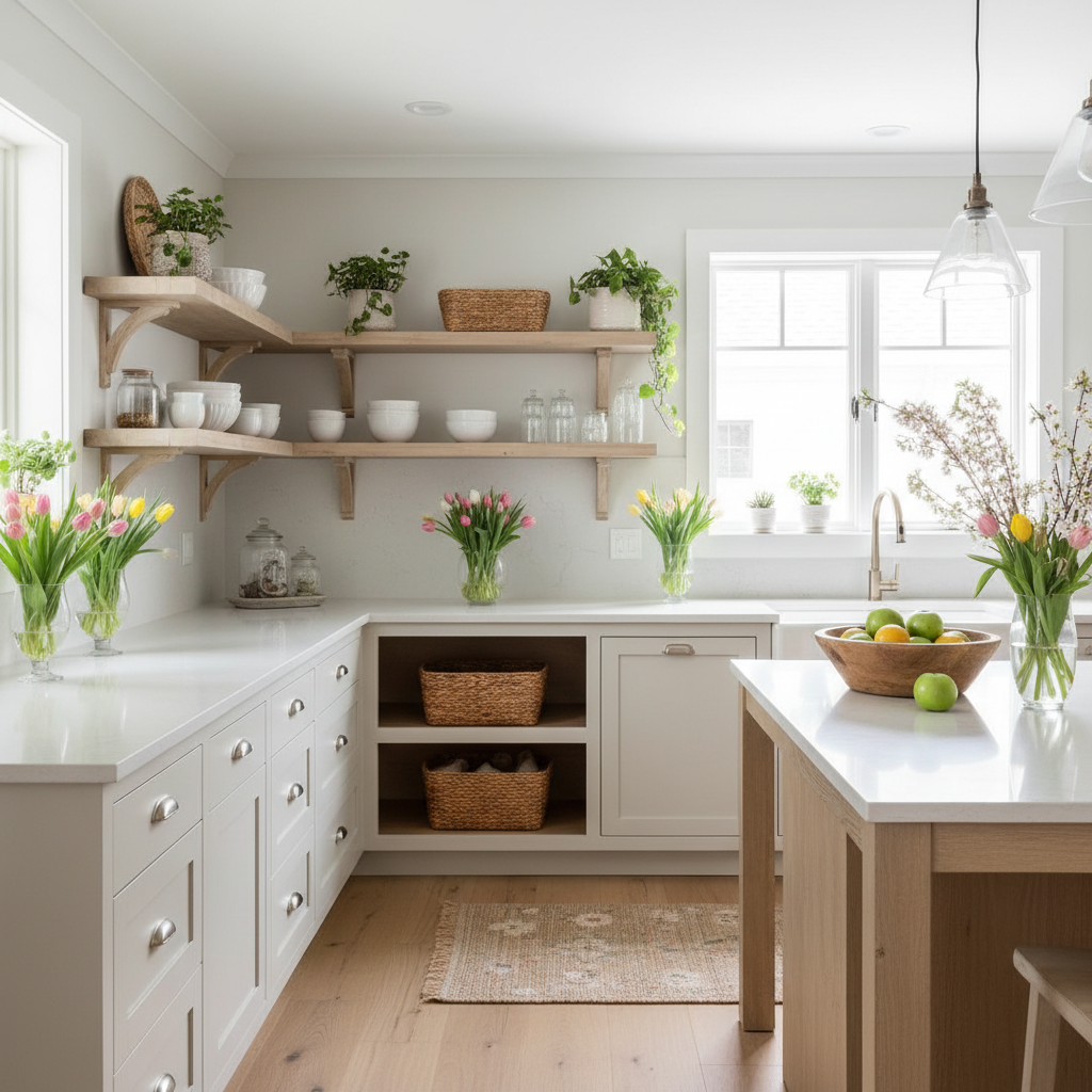 Minimalist Spring Kitchen