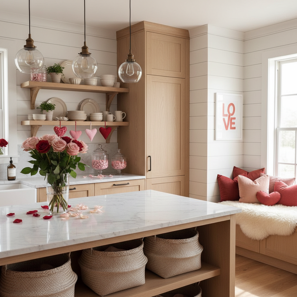 Nordic Valentine's Day Kitchen