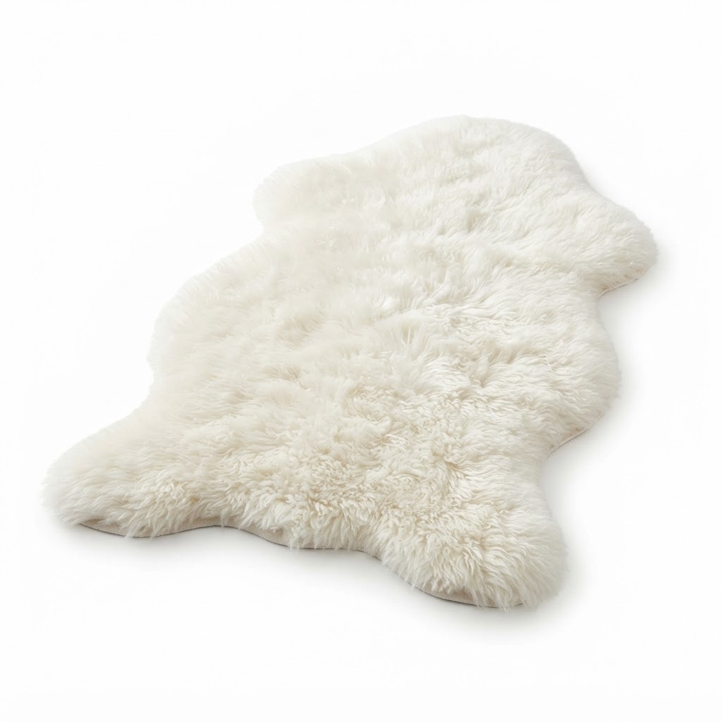 Faux Sheepskin Area Rug
