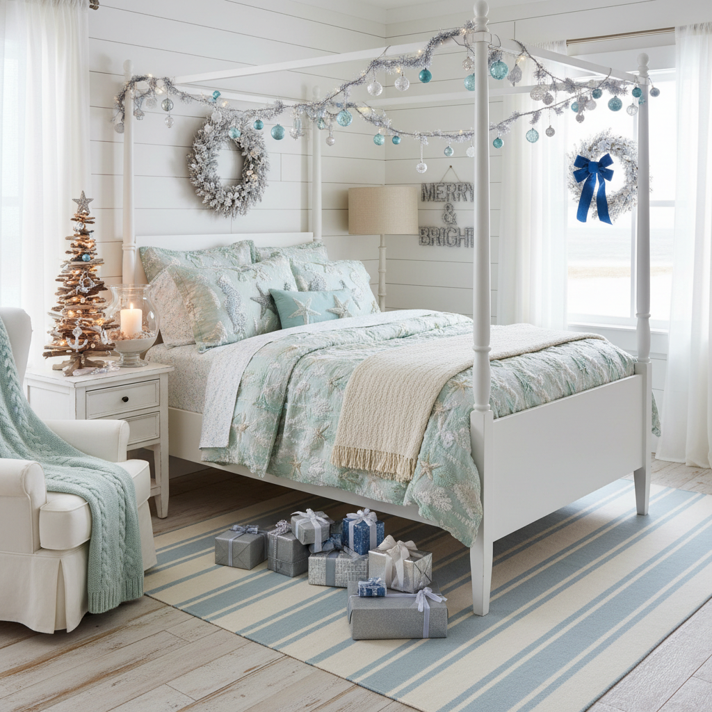 Coastal Christmas Child Bedroom (Girl)