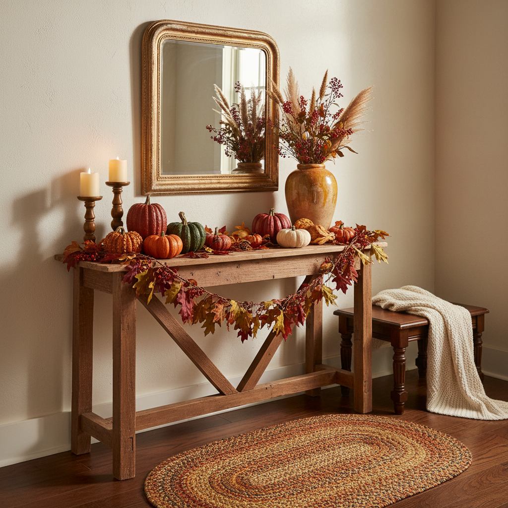 Traditional Thanksgiving Entryway