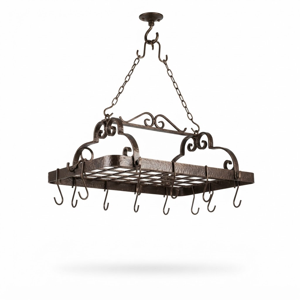 Bronze Hanging Pot Rack