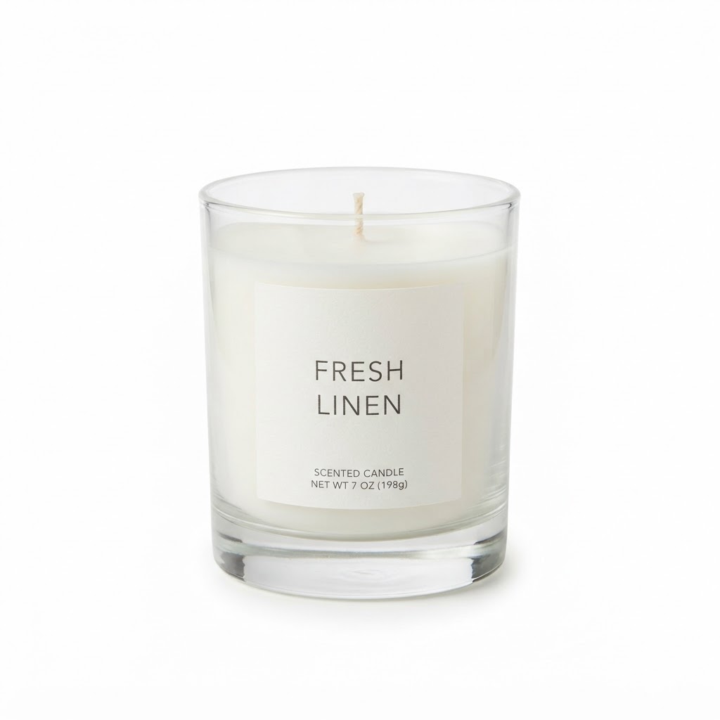 Fresh Linen Scented Candle