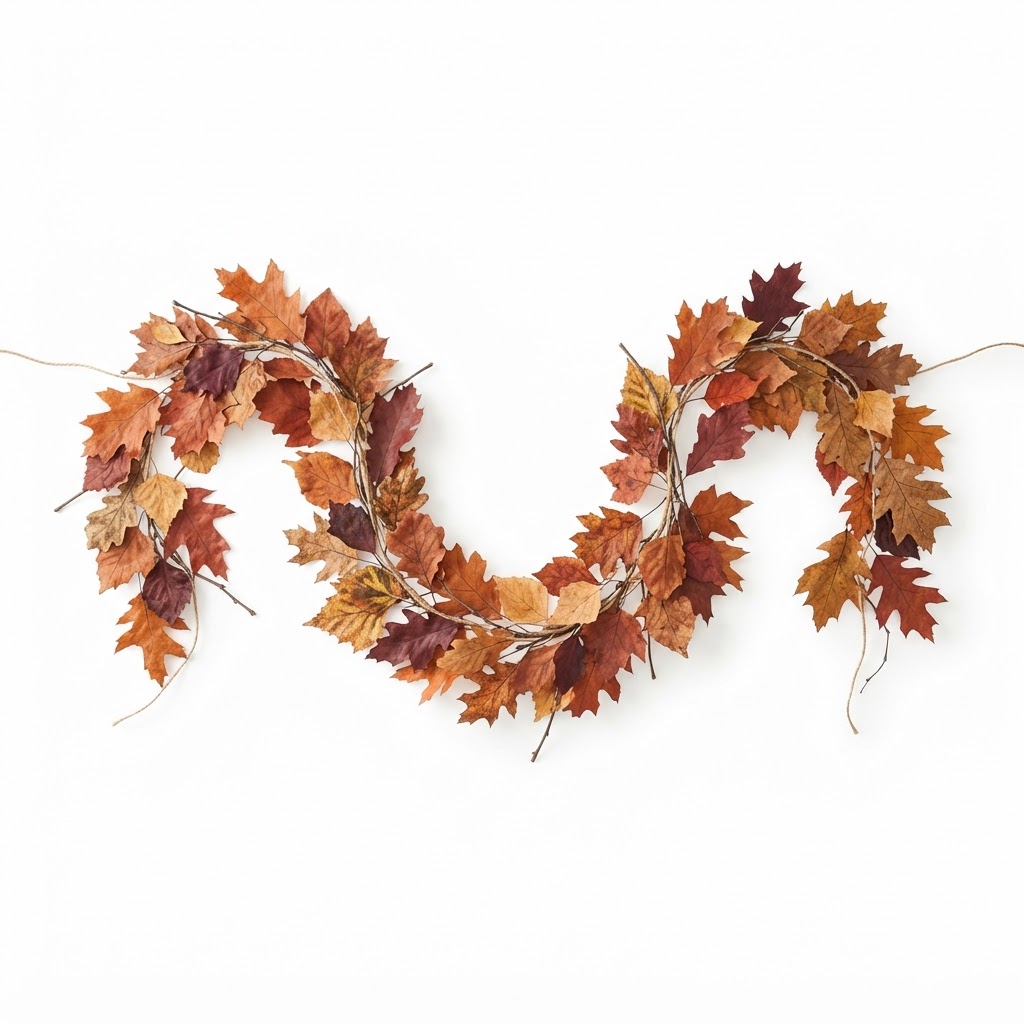 Preserved Fall Leaf Garland