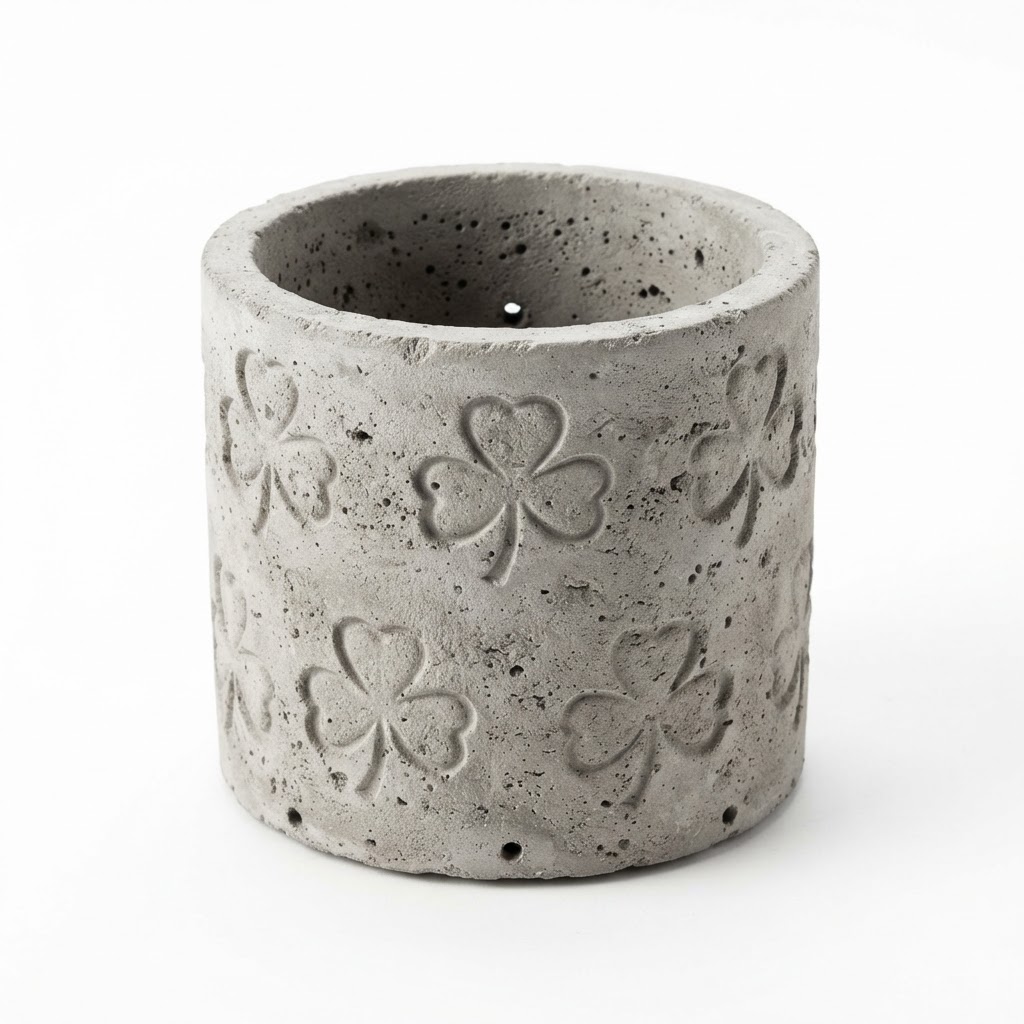 Textured Cement Planter