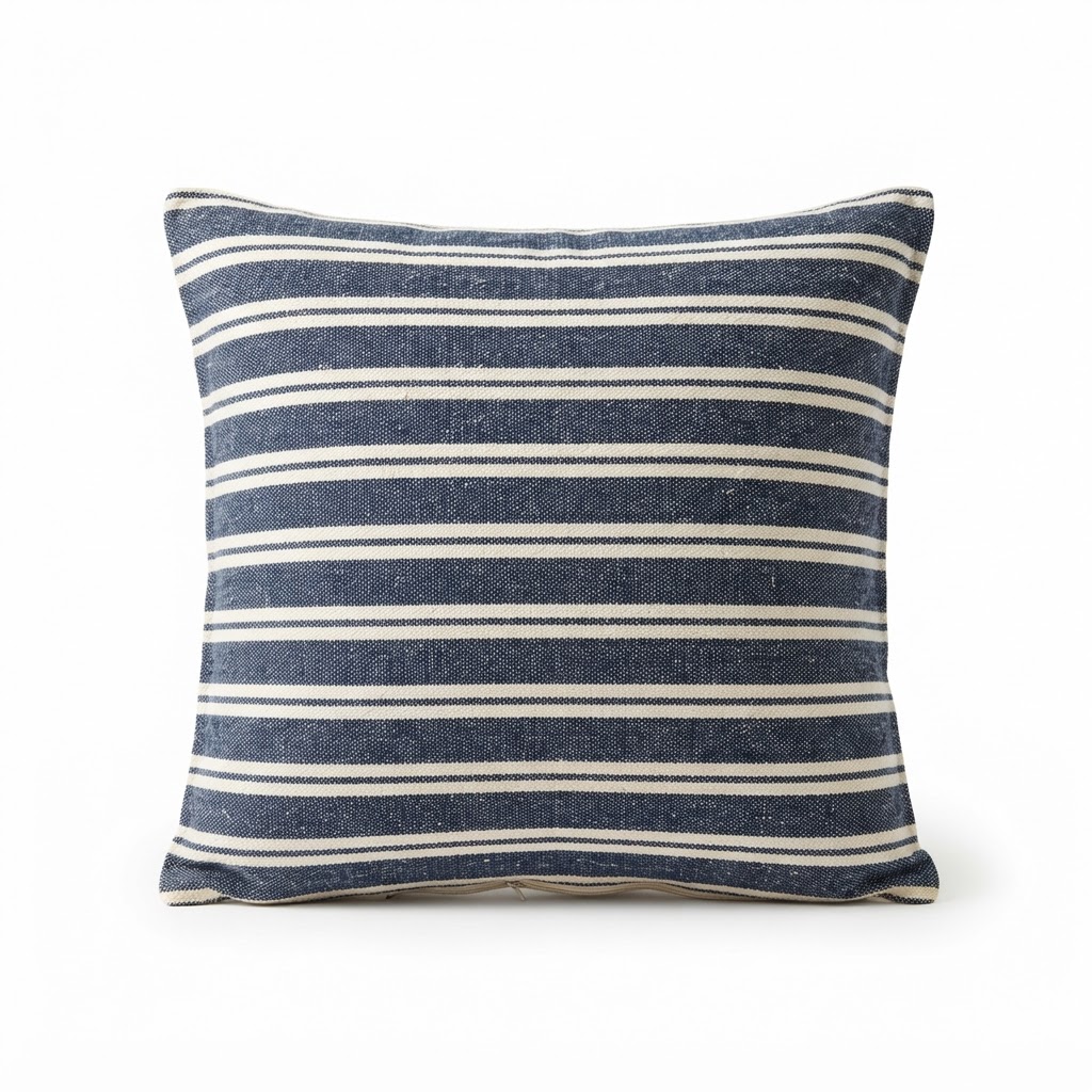 Striped Cotton Throw Pillows