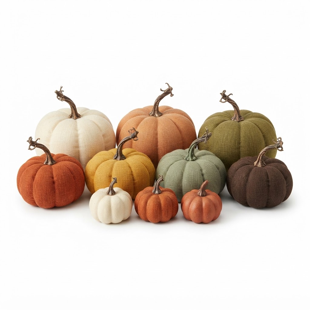 core Faux Pumpkin Harvest Set