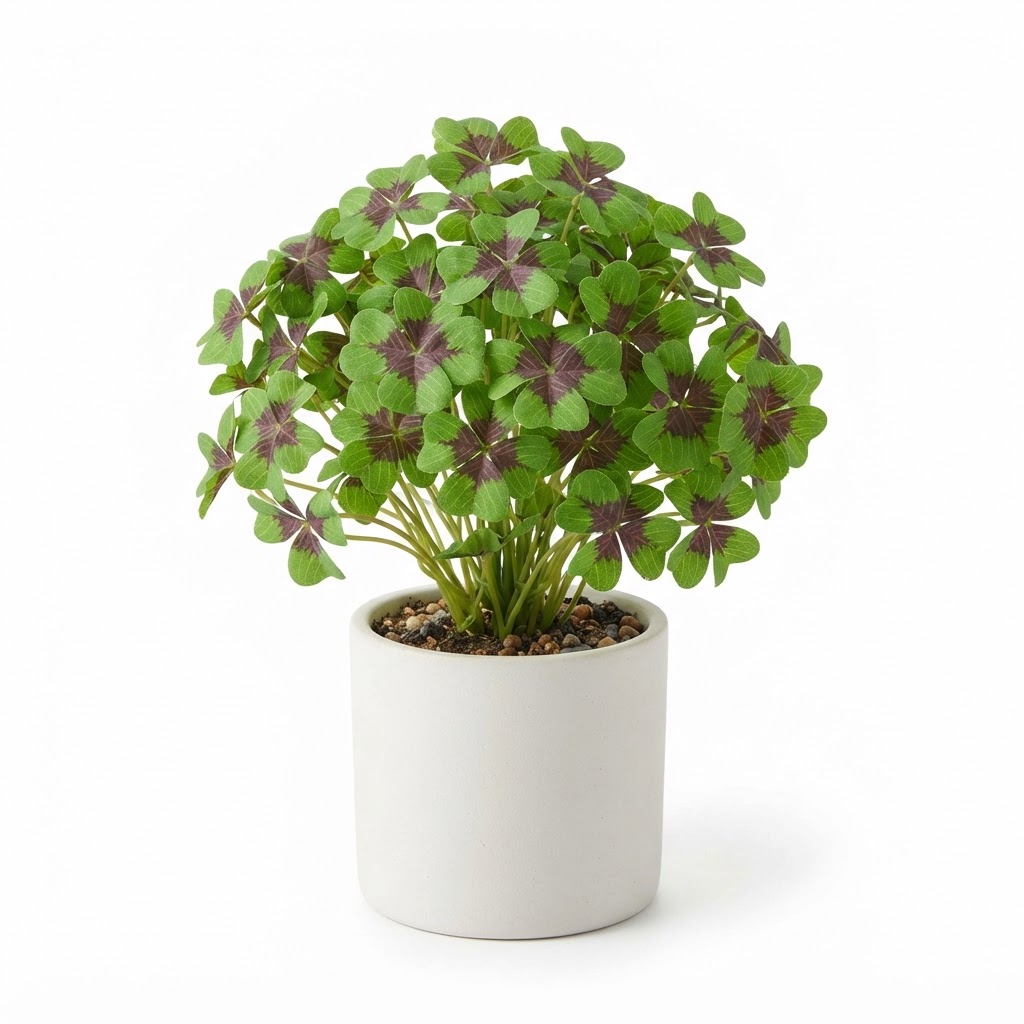 Potted Faux Shamrock Plant