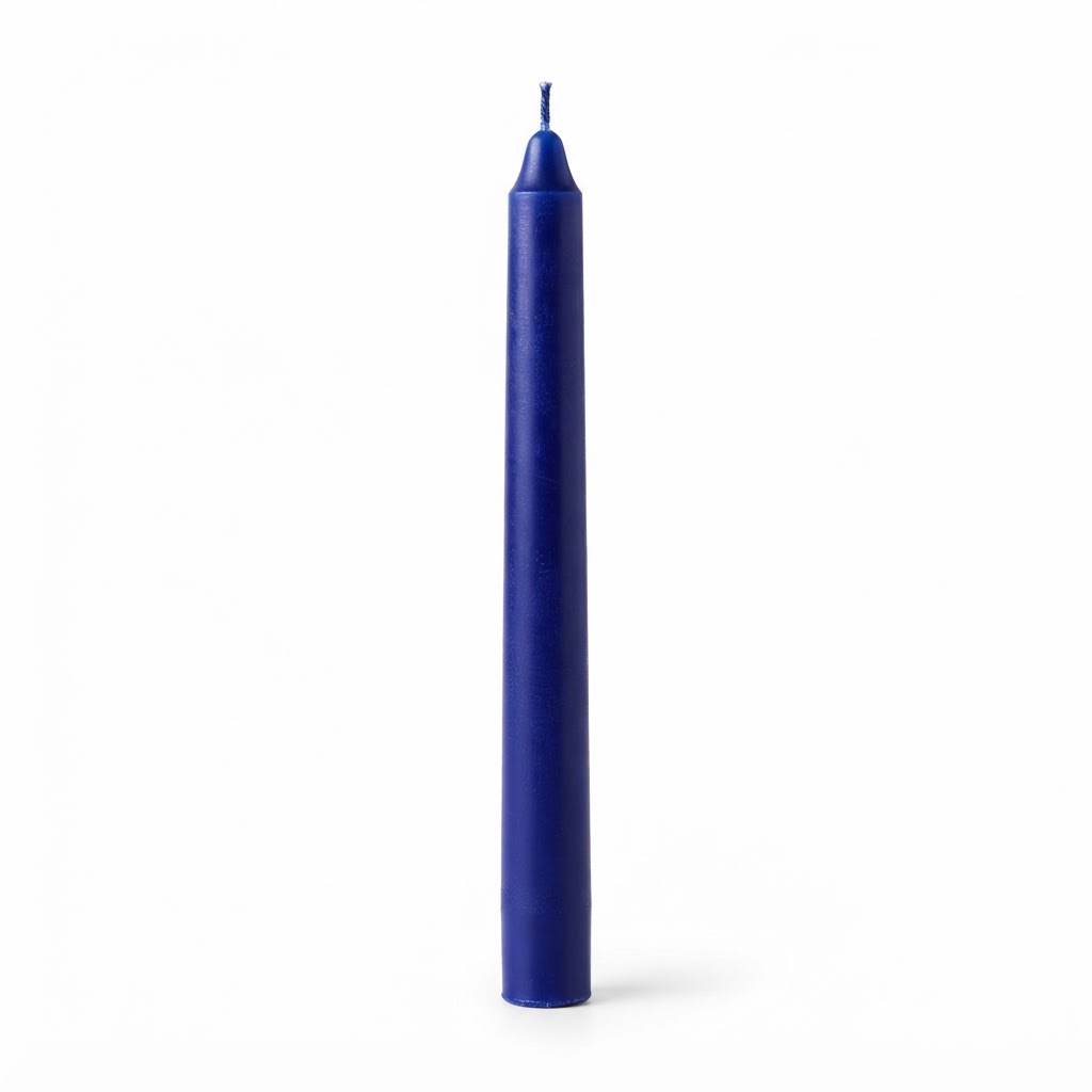 Deep Blue Taper Candles
