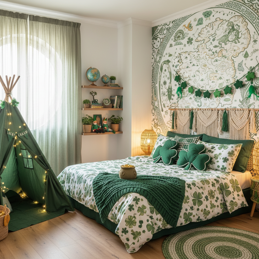 Boho St. Patrick's Day Child Bedroom (Boy)