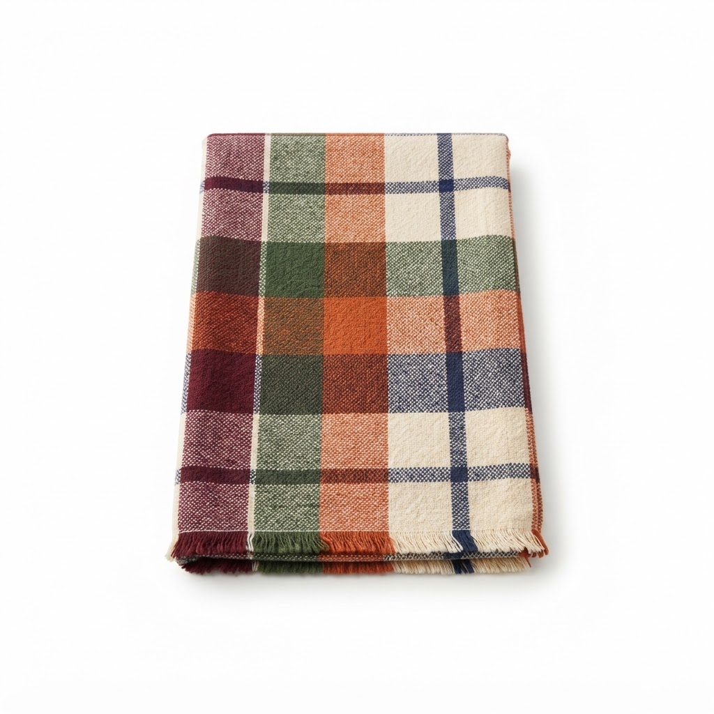 core Plaid Cotton Hand Towel