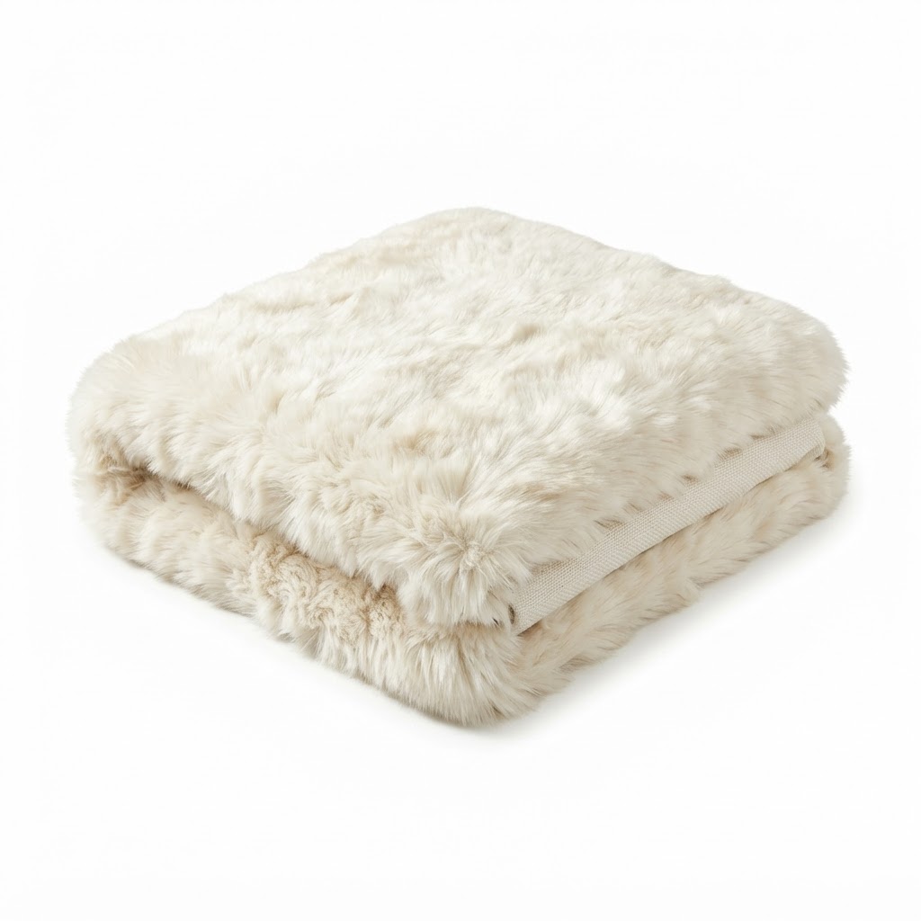 Faux Fur Throw Blanket