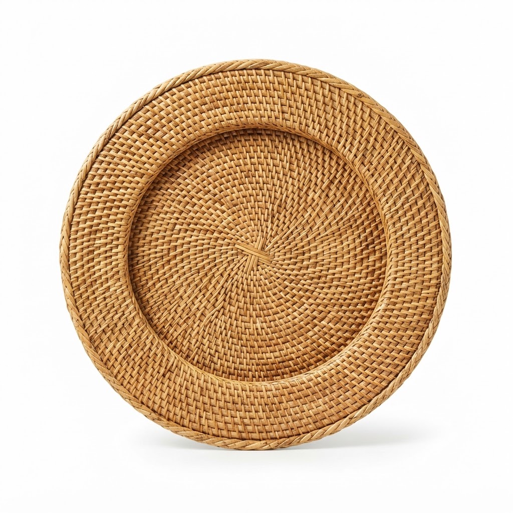 Woven Rattan Charger Plate