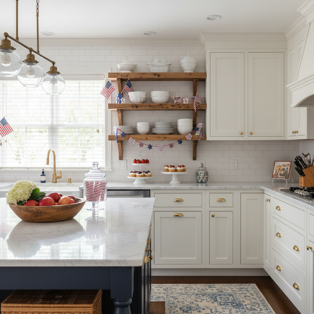 Traditional Independence Day (4th of July) Kitchen
