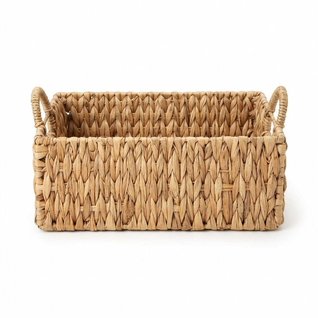Woven Seagrass Bathroom Storage Basket