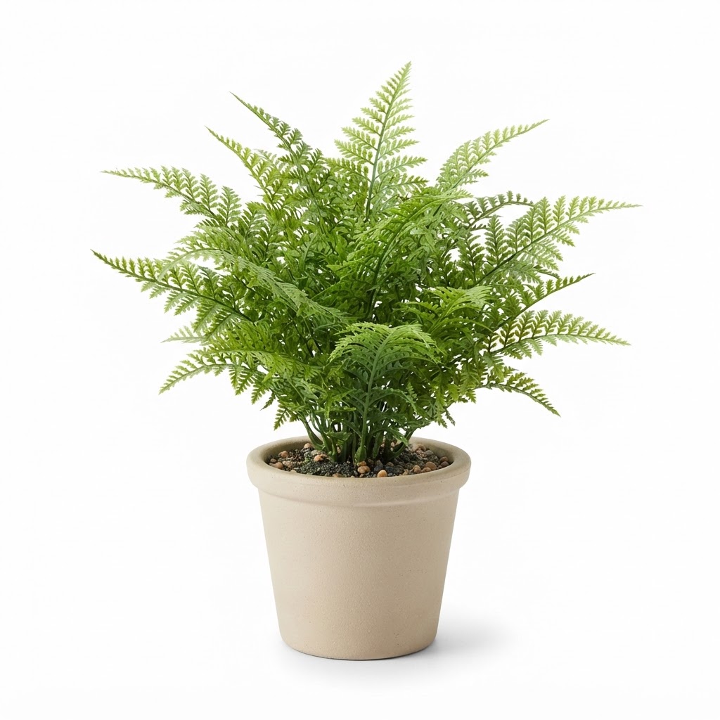 Artificial Potted Green Ferns