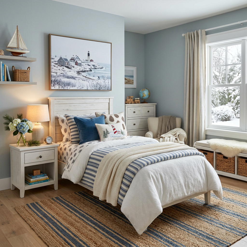 Coastal Winter Child Bedroom (Boy)