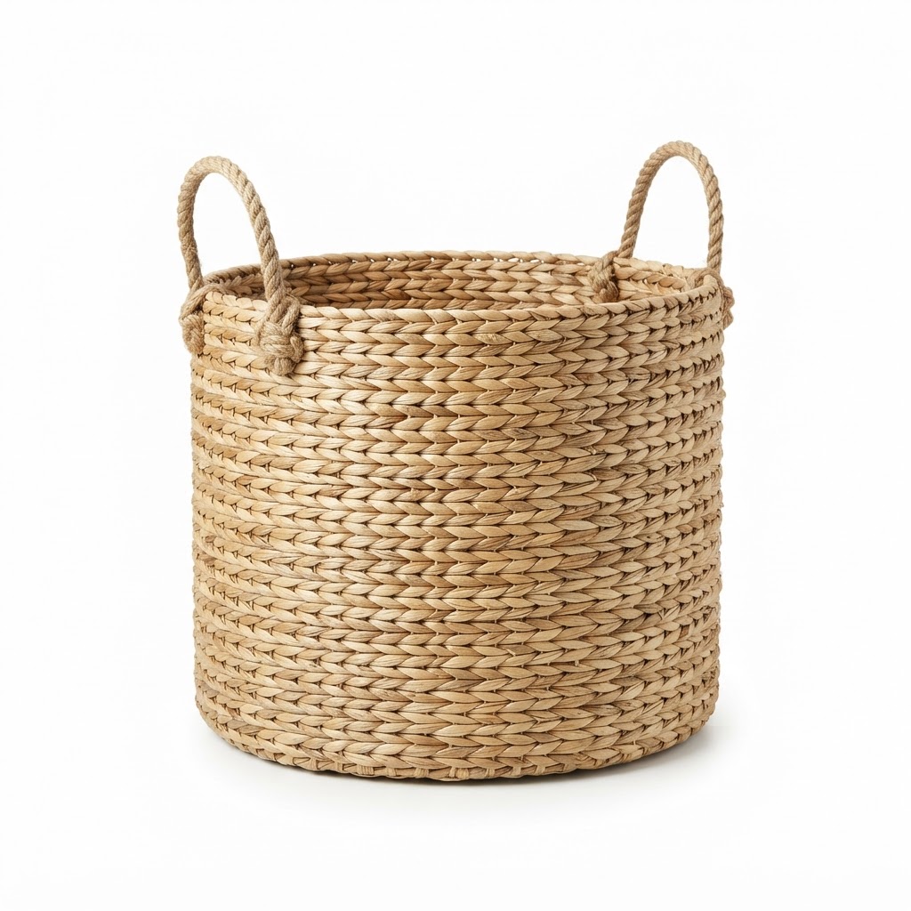 Woven Seagrass Storage Basket