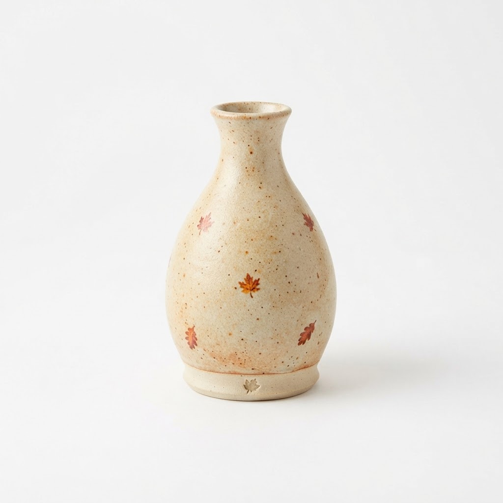 Artisan Ceramic Bud Vase