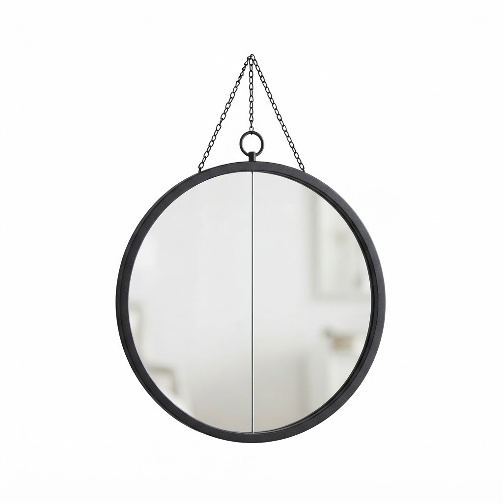 Round Metal Mirror