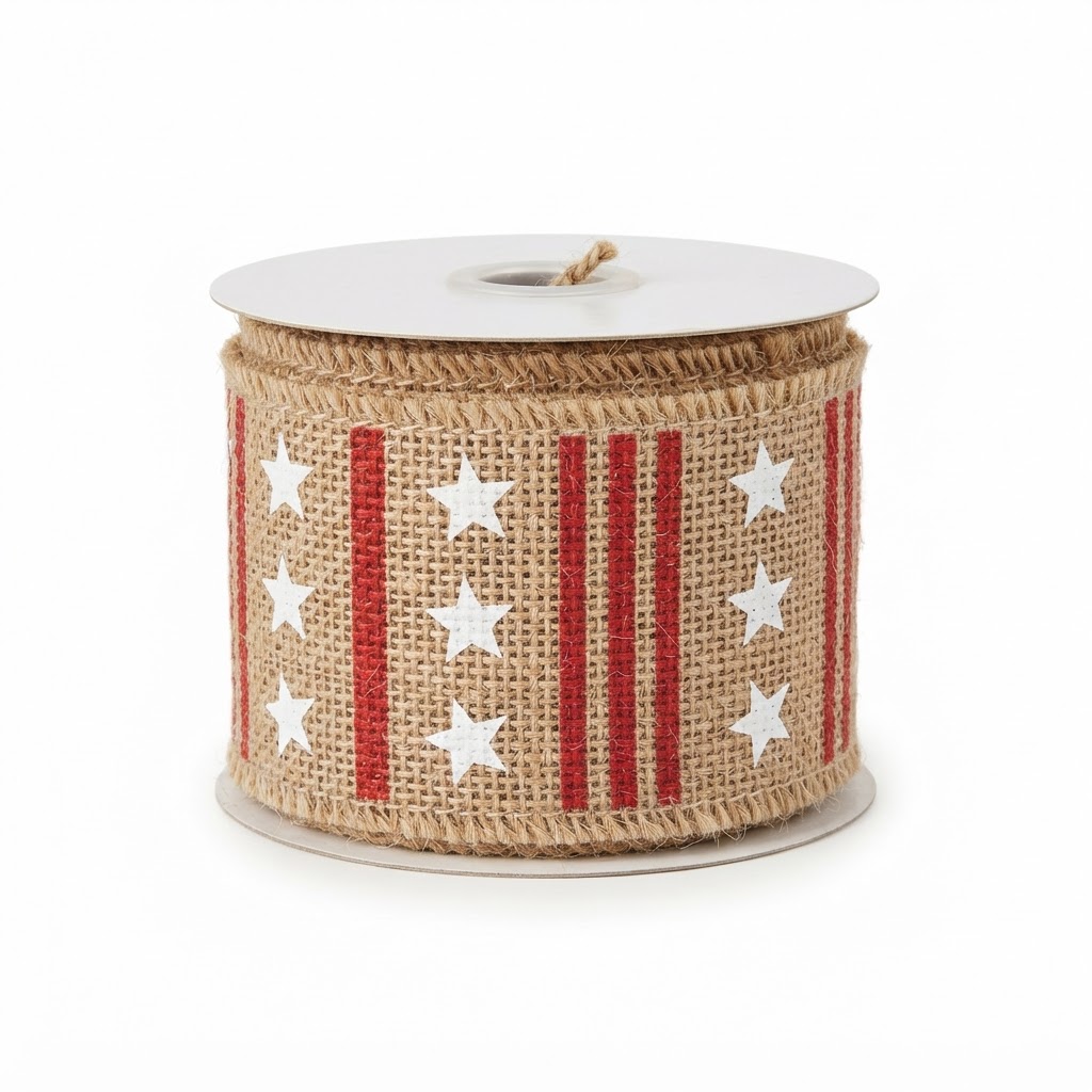 Burlap Ribbon for Vase