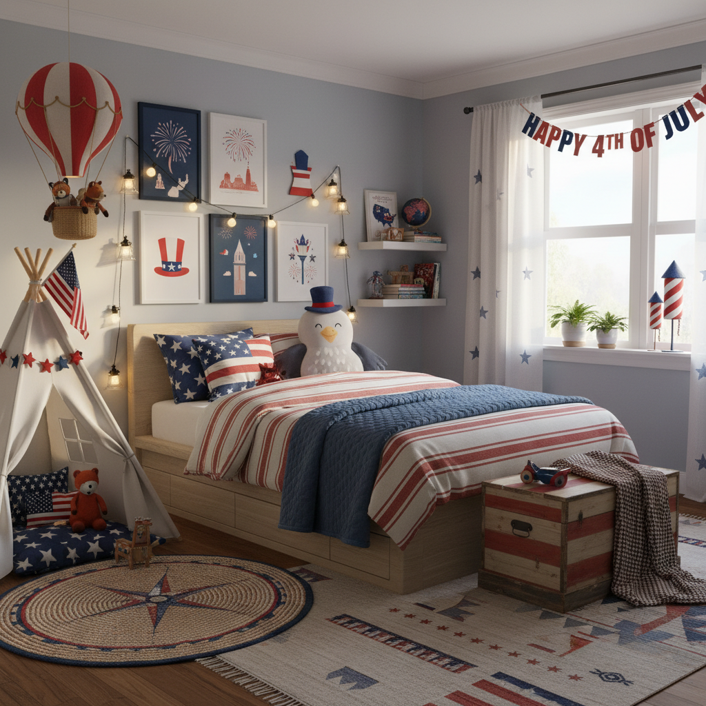 Nordic Independence Day (4th of July) Child Bedroom (Boy)